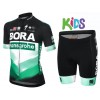 Completo Maglia Ciclismo + Pantaloncino 2020 Bora-Hansgrohe Bambinio N001